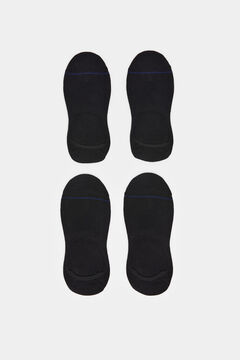 Springfield Pack 2 calcetines invisibles negro