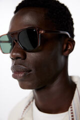 Springfield Gafas de sol aviador pasta burdeos