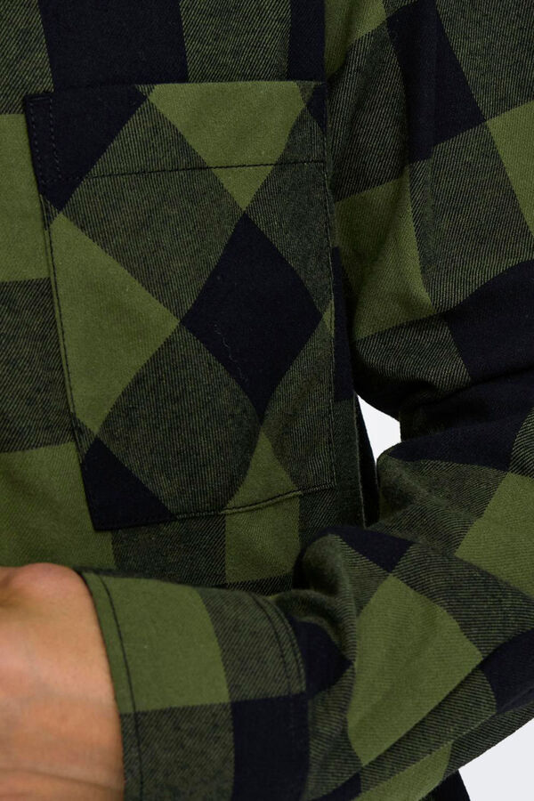 Only & Sons Camisa de cuadros regular fit verde
