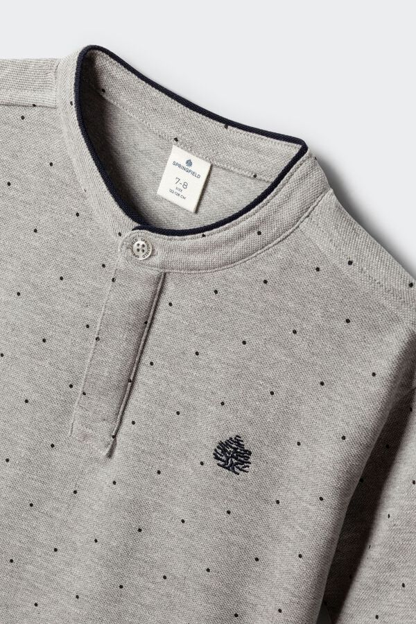 Springfield Kids Polo mao topos ni&ntilde;o gris