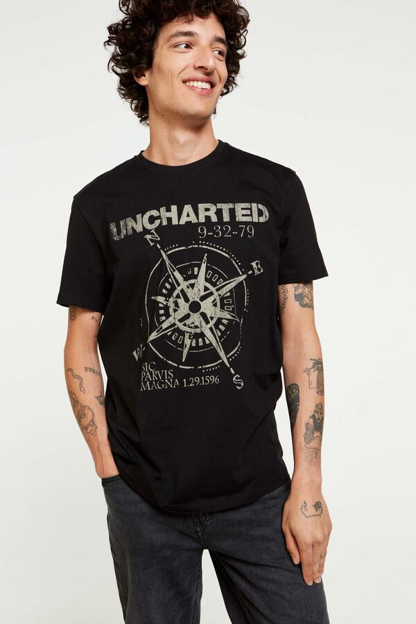 Springfield T-shirt Uncharted preto