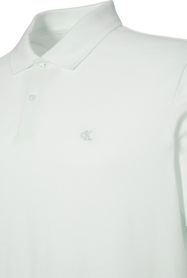 CK Jeans Polo pique blanco