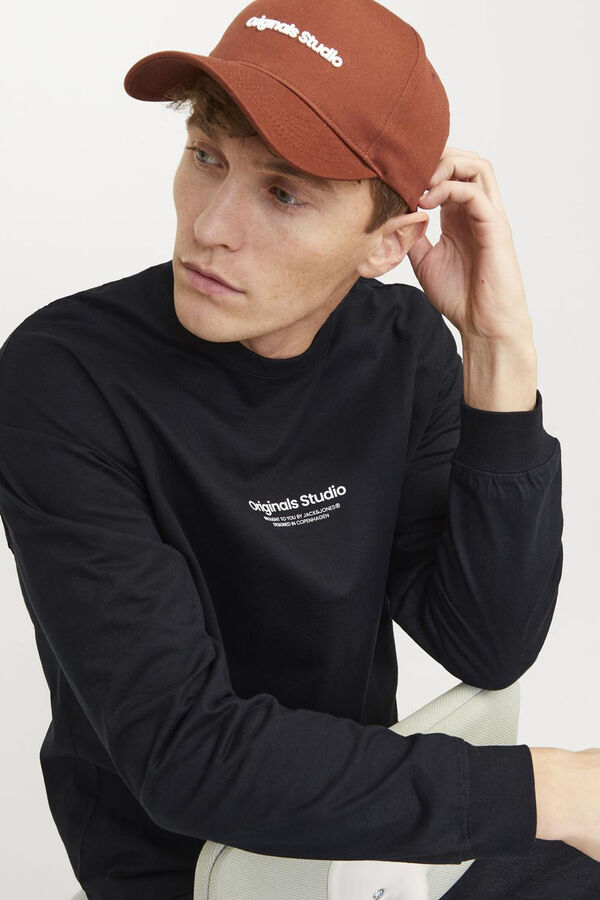 Jack & Jones Camiseta loose fit negro