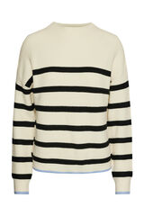 Pieces Jersey de rayas blanco