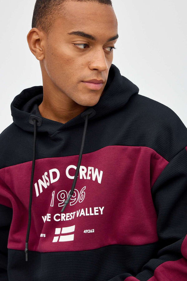 Inside Sudadera Con Capucha negro