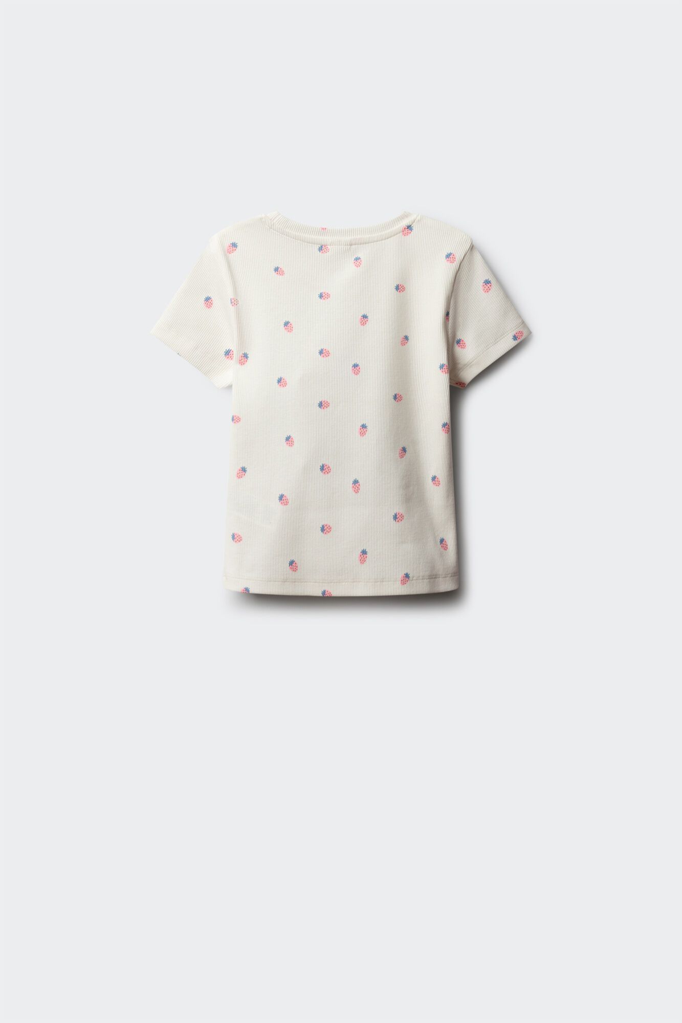 Springfield Kids Camiseta manga corta rib fresas ni&ntilde;a