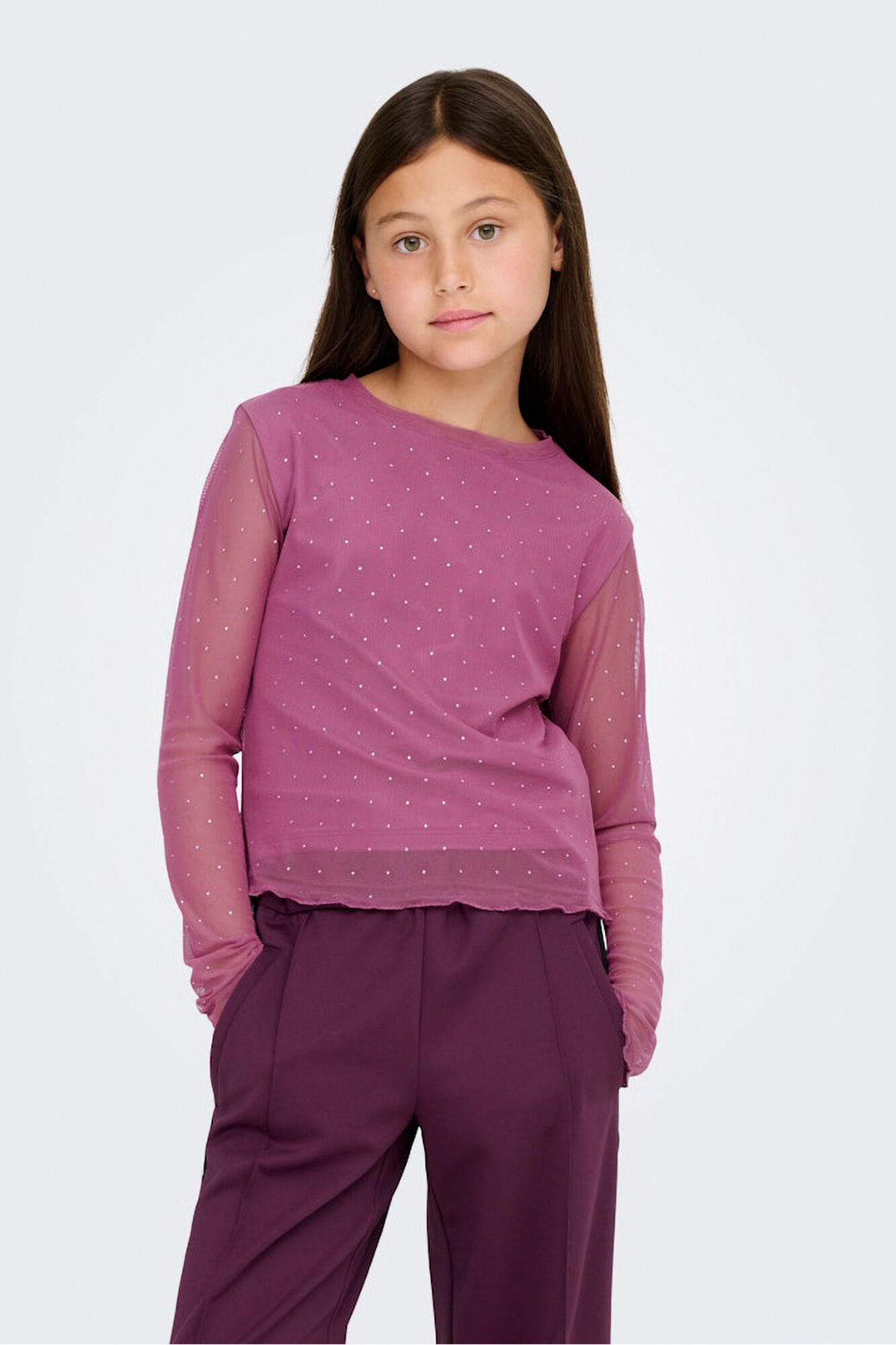 Only Girls Top de brillo