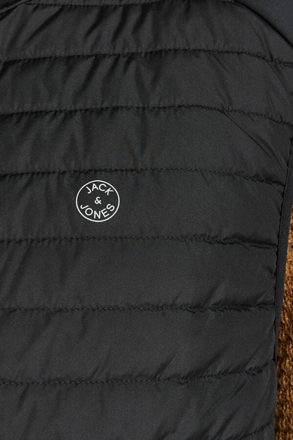 Jack & Jones PLUS Colete acolchoado leve PLUS preto