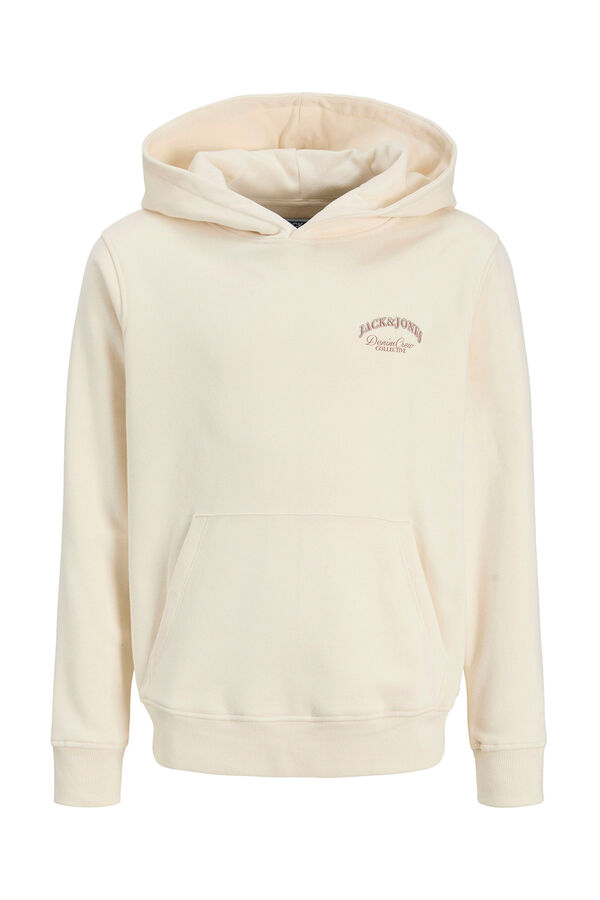 Jack & Jones Junior Sudadera back print blanco
