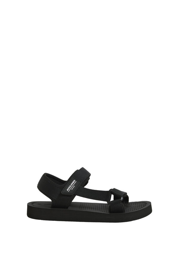 Jack & Jones Sandalias tiras suela ligera negro