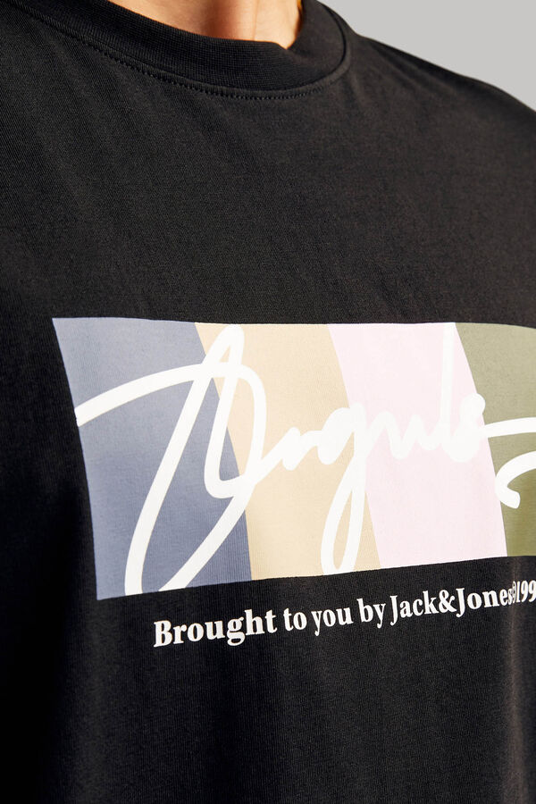 Jack & Jones Camiseta relaxed fit negro