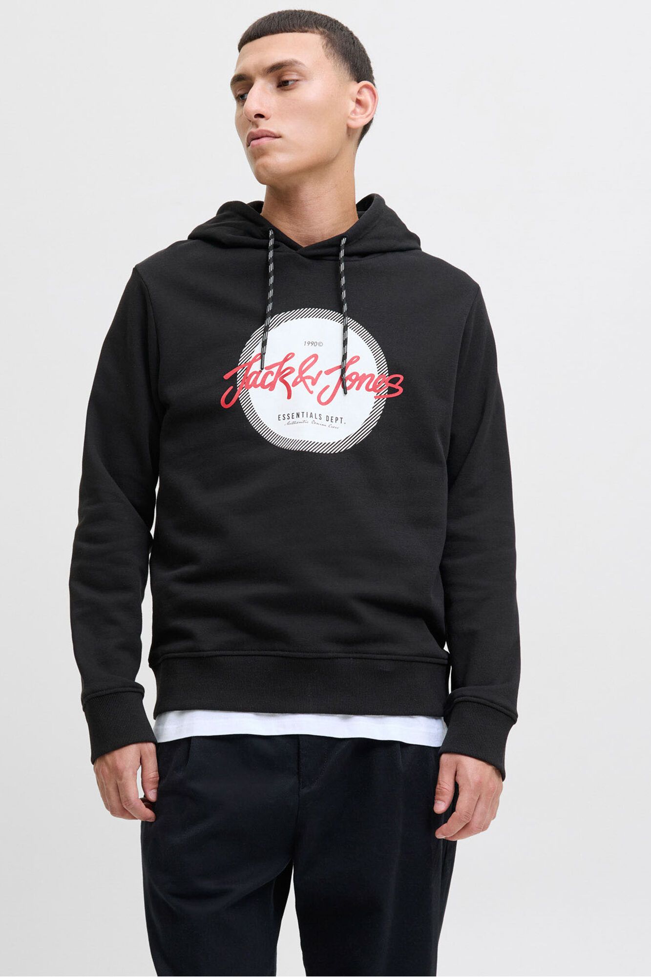 Jack & Jones Sudadera logo con capucha