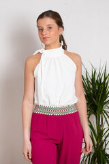 Cul Sac Top M&oacute;naco blanco