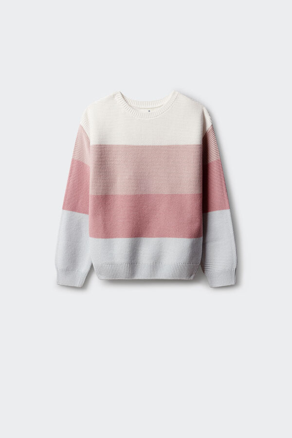 Springfield Kids Jersey rayas ni&ntilde;a rosa