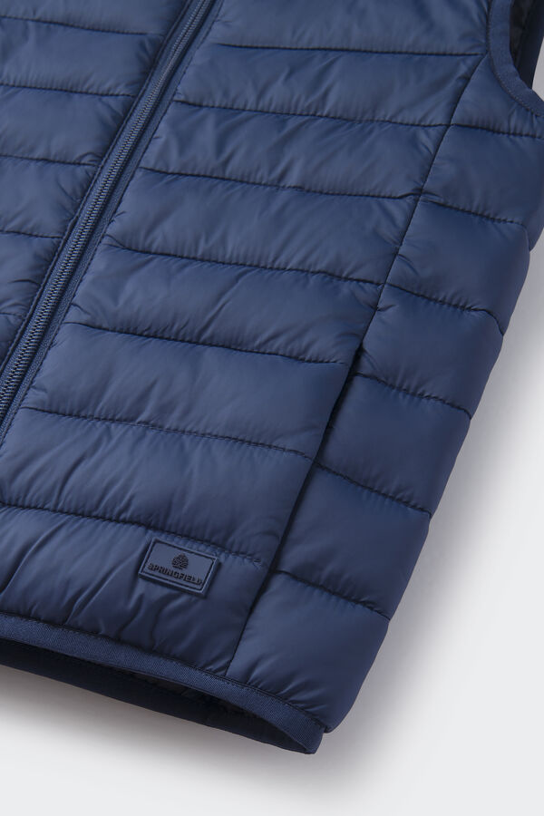 Springfield Kids Colete b&aacute;sico menino azul