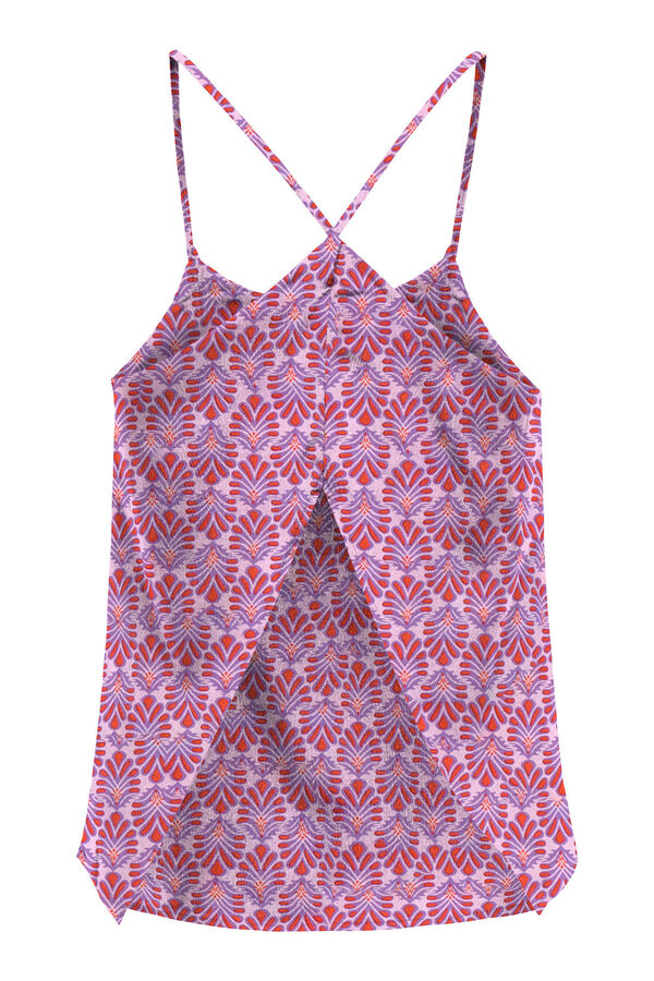 Only Top com alça fina rosa