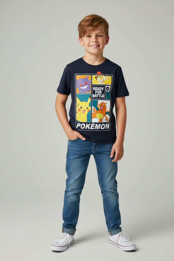 Name it T-shirt de Pokemon azul
