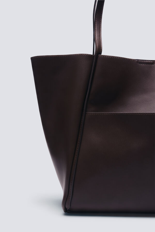 Springfield Bolso shopper blando marr&oacute;n