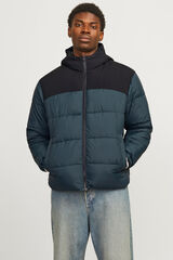 Jack & Jones Casaco acolchoado capuz azul
