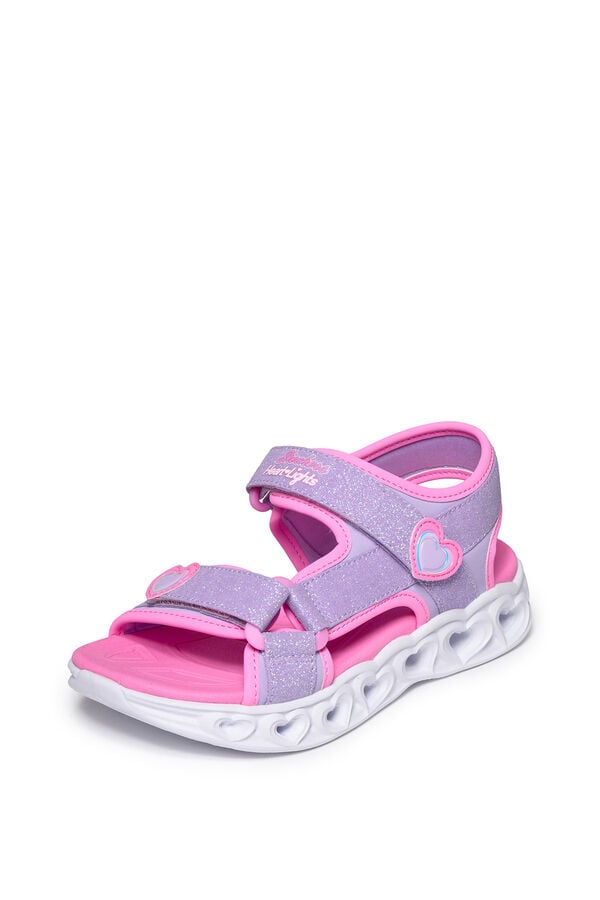 Skechers Sandalias Heart Lights blanco