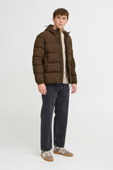 Blend Casaco acolchoada castanho