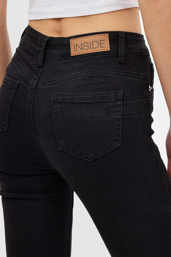 Inside Jeans Skinny Push Up negro