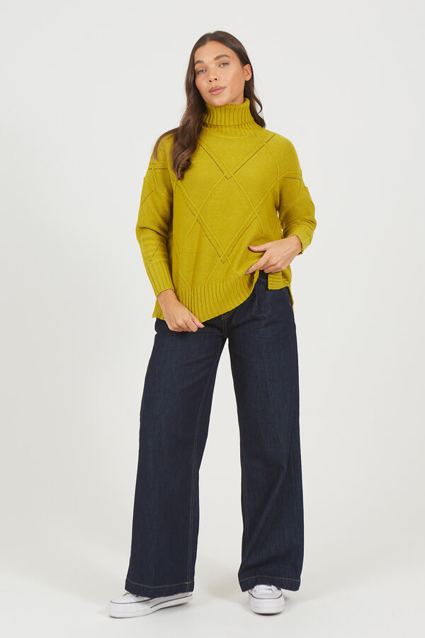 Brave Soul Su&eacute;ter malha com diamantes estampado