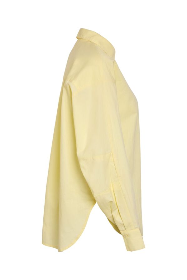 Noisy May Camisa de manga larga oversize amarillo