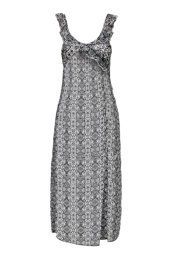 Only Vestido largo tirantes blanco