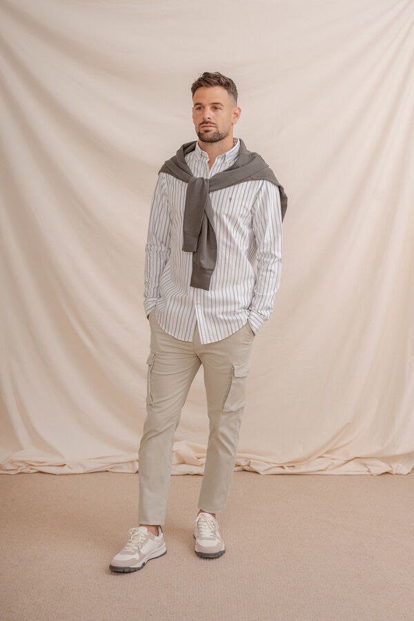 Celopman Camisa Oxford verde