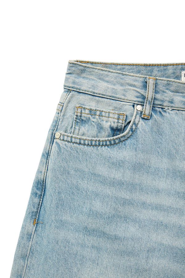 Koton Cal&ccedil;a capri em denim azul