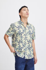 Blend Camisa Manga Curta Estampada cinzento