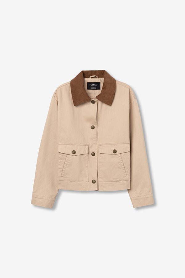 Tiffosi Chaqueta relaxed beige