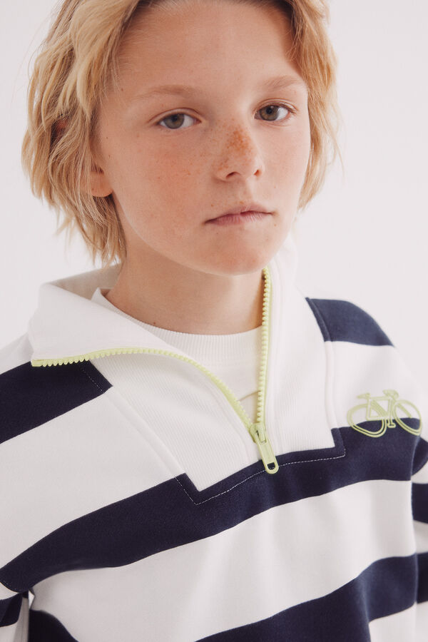 Springfield Kids Sudadera rayas ni&ntilde;o azul