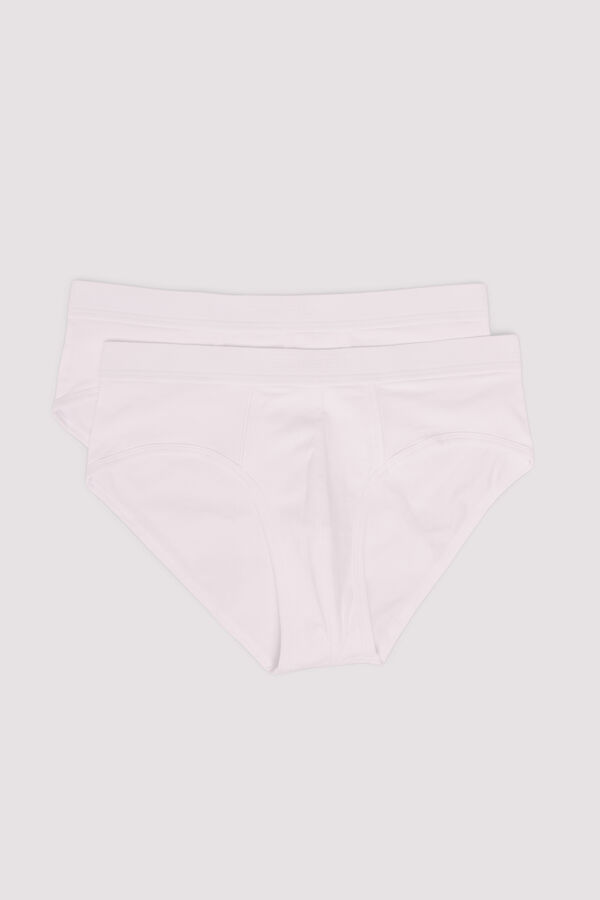 Springfield Pack 2 cuecas b&aacute;sicas branco