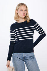 Springfield Jersey ligero botones pu&ntilde;os azul