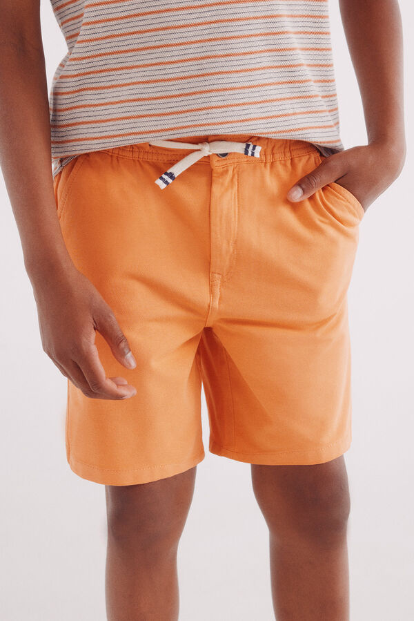 Springfield Kids Bermuda chino para niño rojo