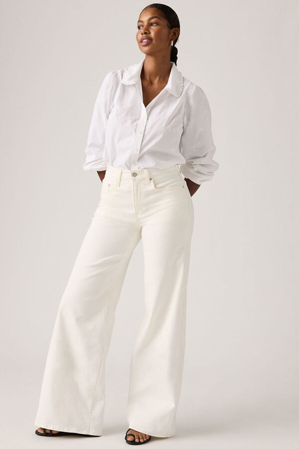 Levi's Cal&ccedil;as de cintura alta e pernas largas 728&trade;  branco