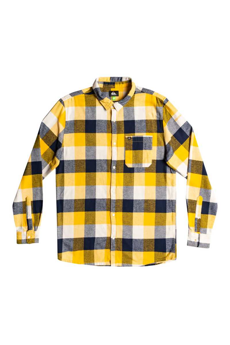 Springfield Motherfly - Camisa de franela de manga larga amarillo