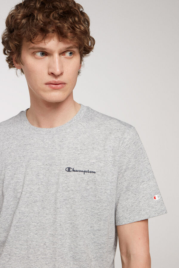 Champion t-shirt logo peito cinzento