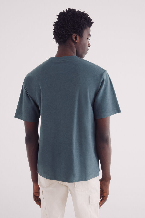 Springfield T-shirt textura azul