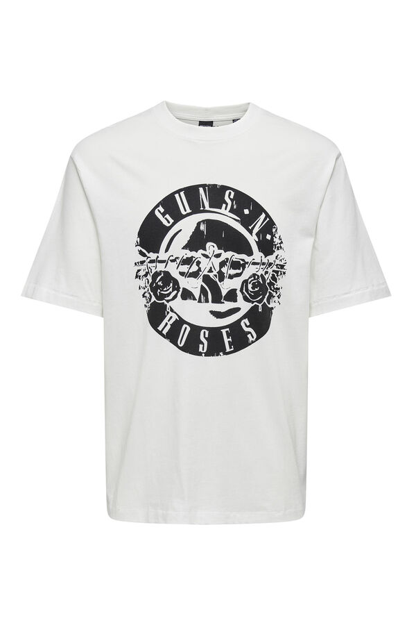 Springfield Camiseta Guns N' Roses relaxed blanco