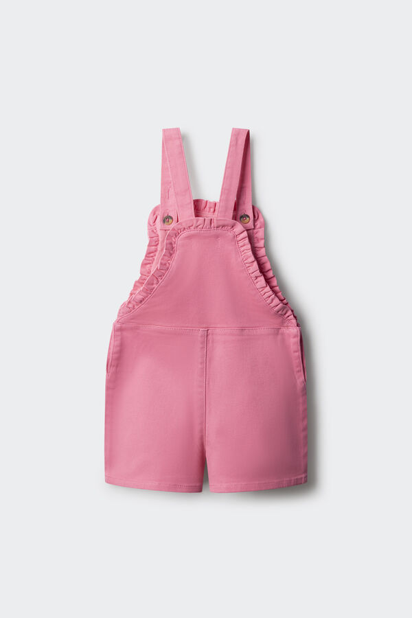 Springfield Kids Macacão curto rosa para meninas rosa