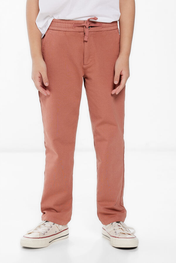 Springfield Kids Pantalon chino ni&ntilde;o rosa