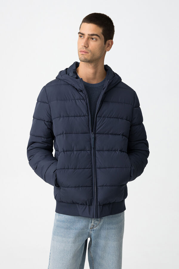 Tiffosi Casaco acolchoada &agrave; prova de vento azul