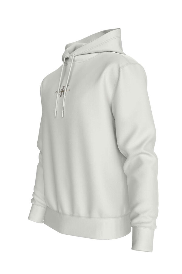 Calvin Klein Sudadera con capucha. blanco