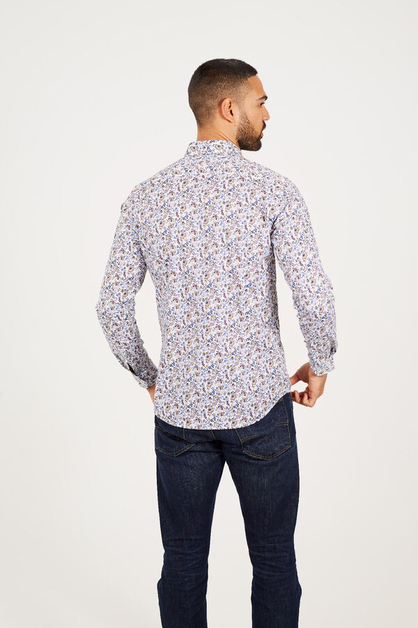 Brave Soul Camisa estampada branco