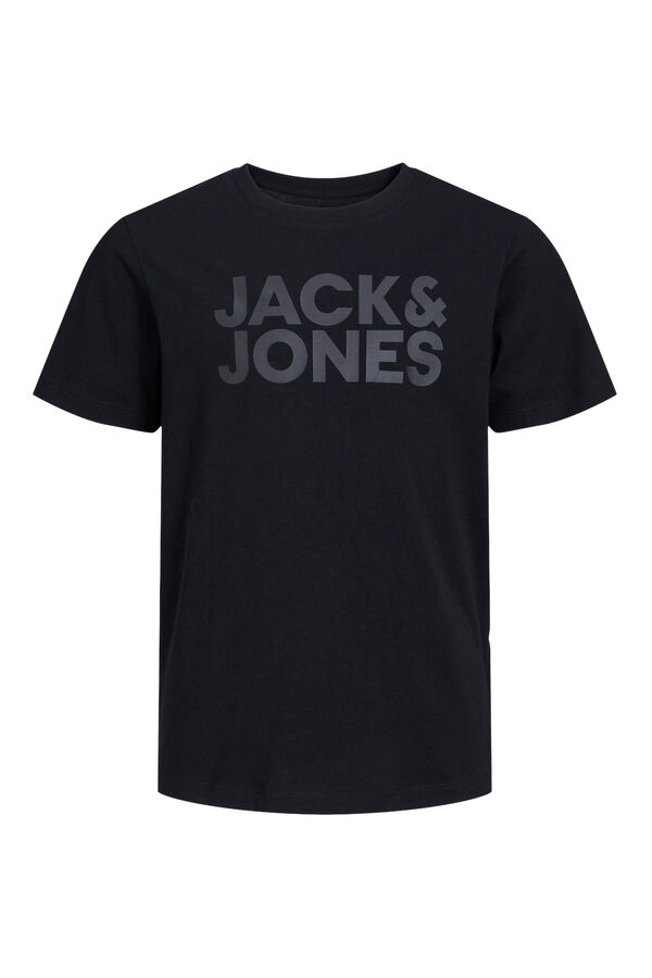 Jack & Jones Junior T-shirt de manga curta b&aacute;sica preto