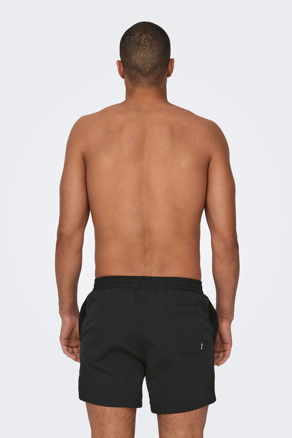 Only & Sons Fato de banho curto preto