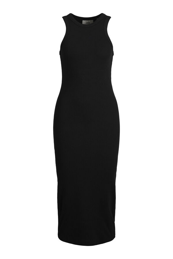 Jack & Jones Vestido midi canal&eacute; negro